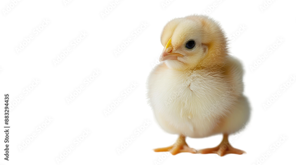 Fototapeta premium Chicken on a transparent background