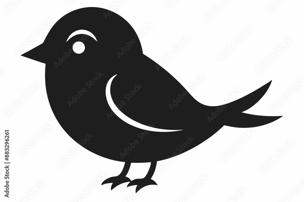 Obraz premium blue bird on a branch