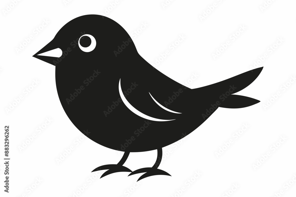 Fototapeta premium bird on a white background