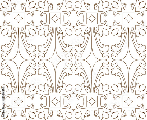 Sketch illustration silhouette vector drawing detail design engineering architectural interior decoration old wood carving classic vintage ethnic traditional 