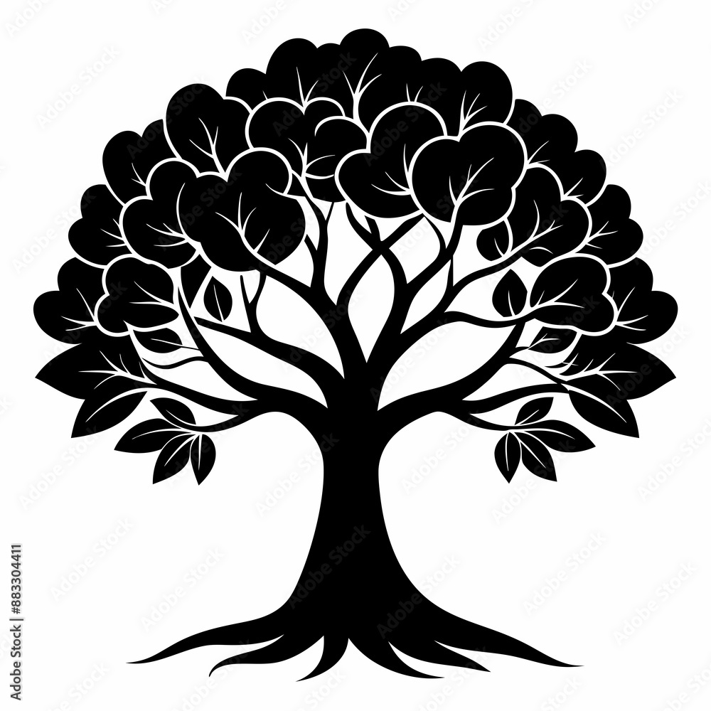 Obraz premium tree with roots