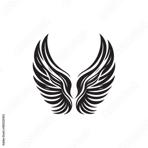 Falcon wing icon Template vector Pro Vector vector, wing logo symbol icon vector illustration