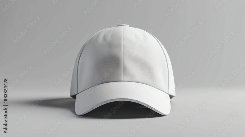 Blank cap, clean background, mockup for the concept