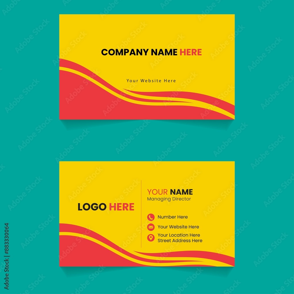 Simple modern and business card design Simple modern and business card design
