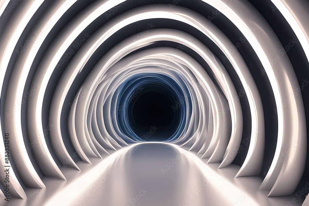 Obraz premium Dreamlike Illuminated Archway