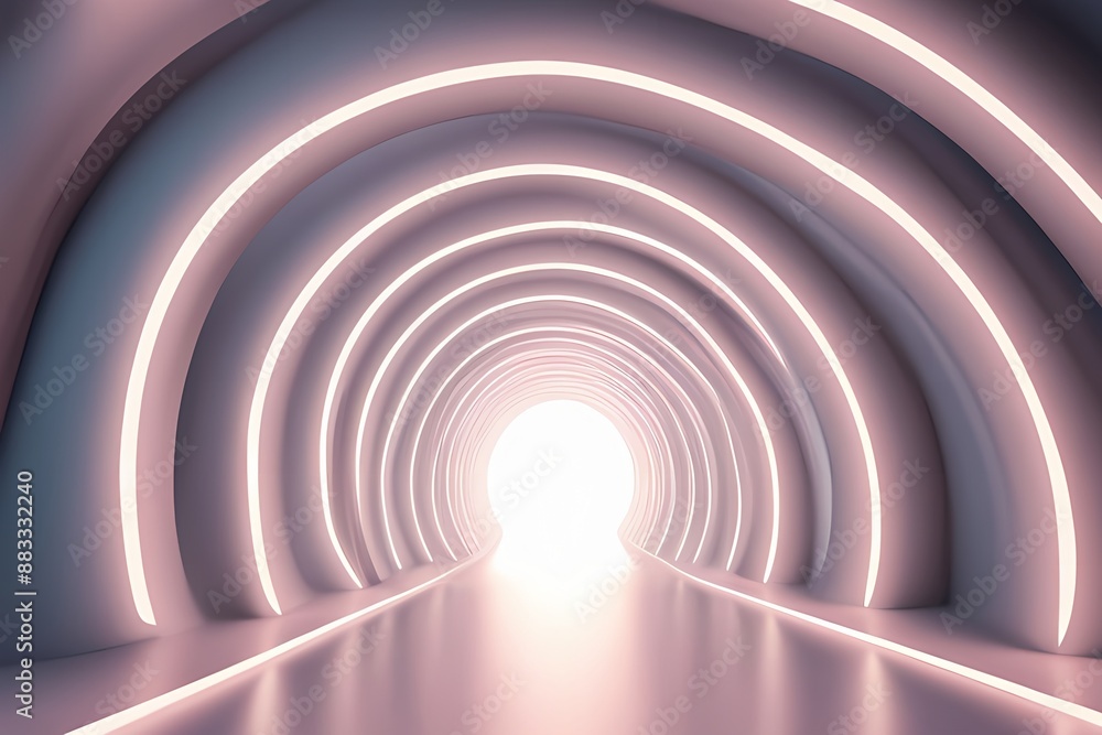 Dynamic Neon Light Passage Dynamic Neon Light Passage