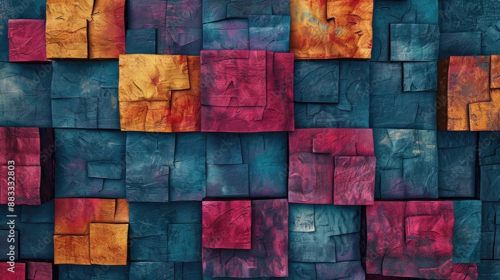 Digital background with rectangular texture Digital background with rectangular texture