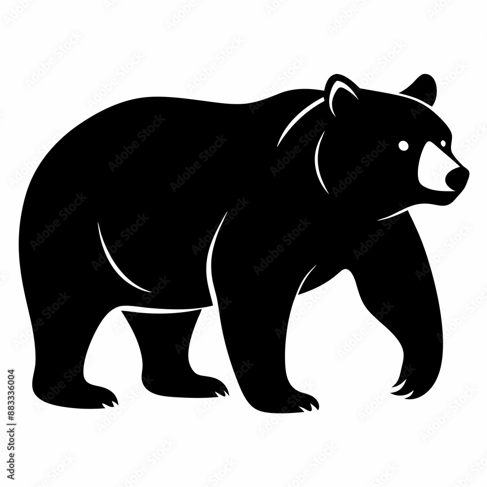 Bear Black silhouette Bear Black silhouette