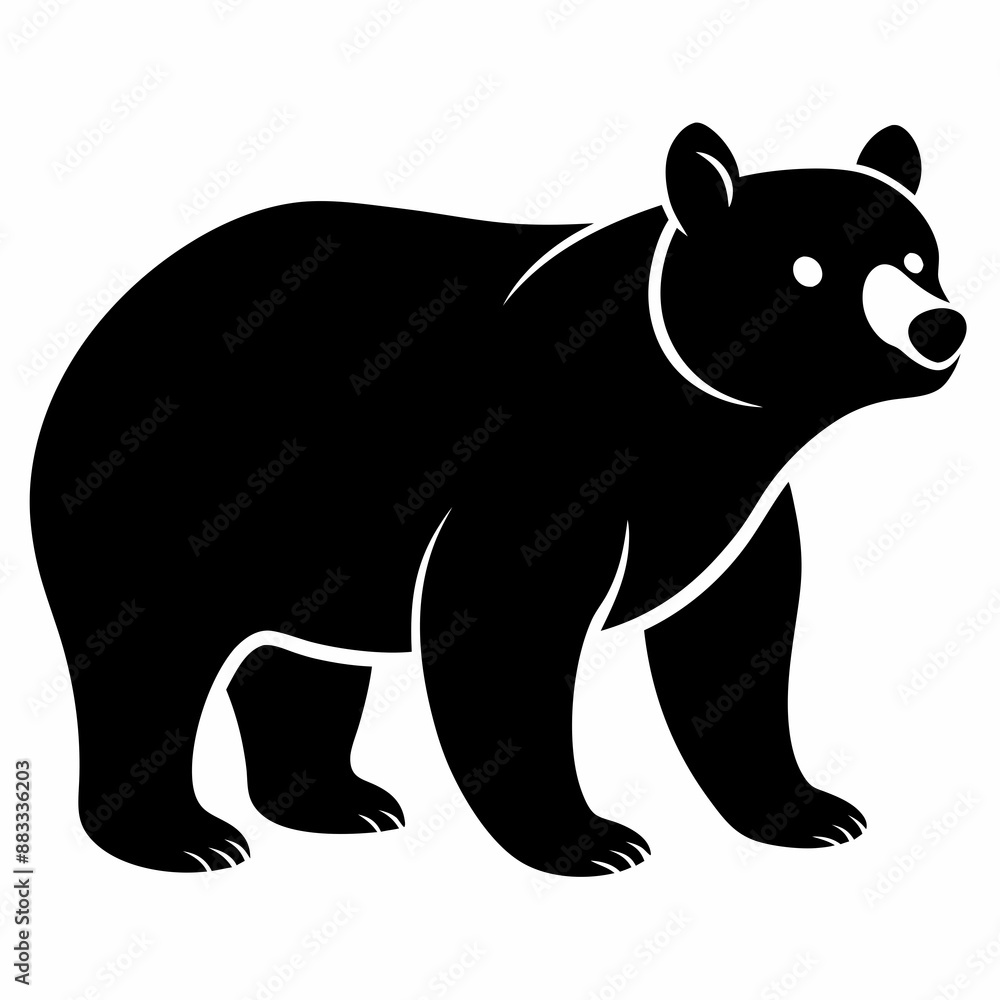 Bear Black silhouette Bear Black silhouette