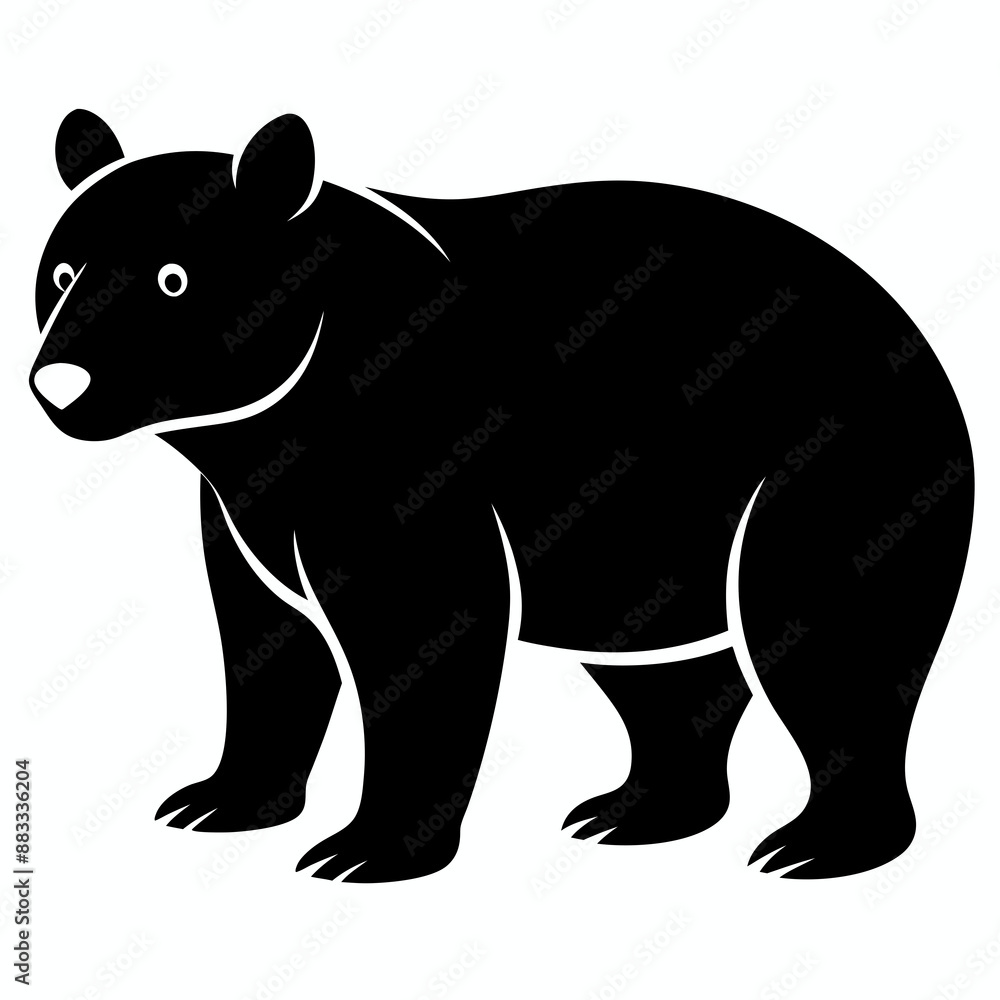 Bear Black silhouette Bear Black silhouette