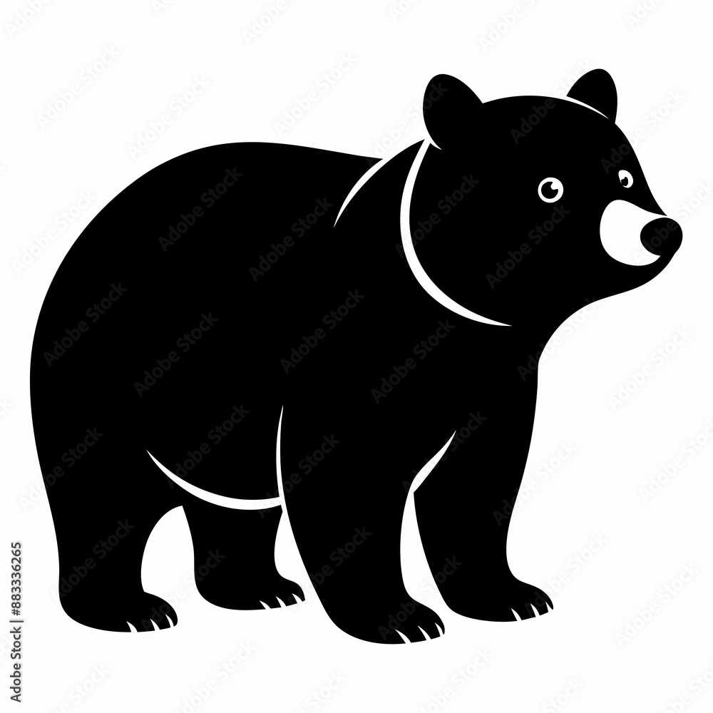Bear Black silhouette Bear Black silhouette
