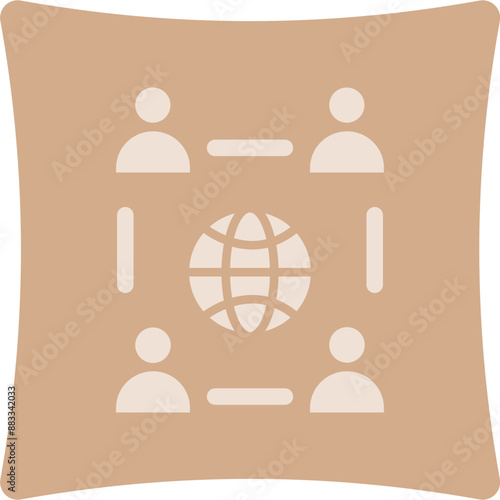 Remote Job Glyph Art Box Icon