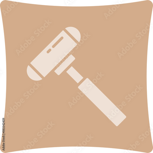 Reflex Hammer Glyph Art Box Icon