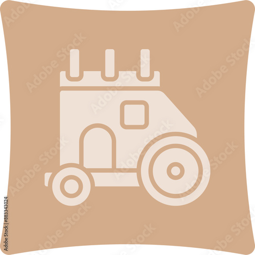 Caravan Glyph Art Box Icon