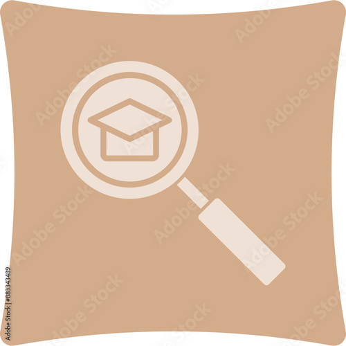 Researcher Glyph Art Box Icon