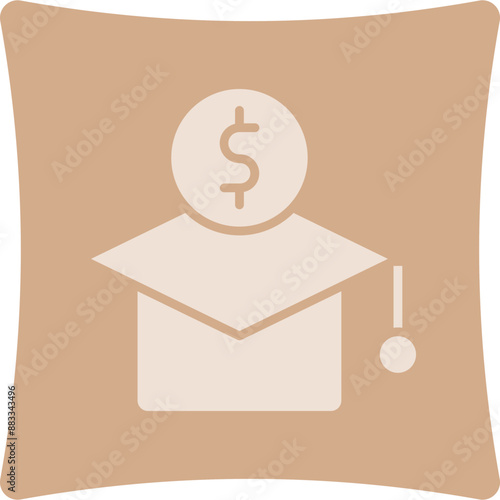 Fees Glyph Art Box Icon