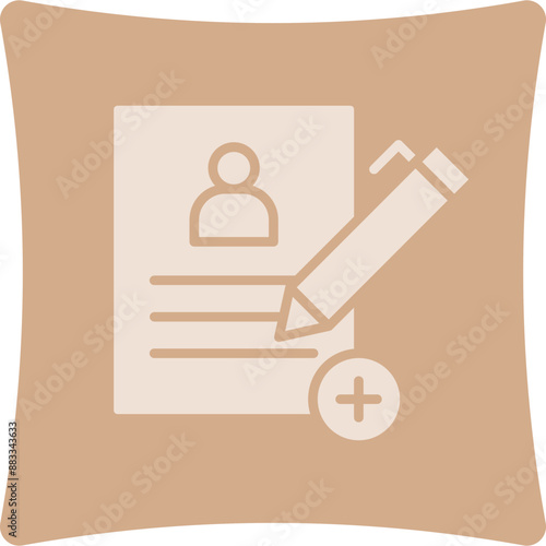 Enrollment Glyph Art Box Icon