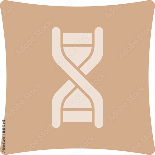Deoxyribonucleic Aid Glyph Art Box Icon