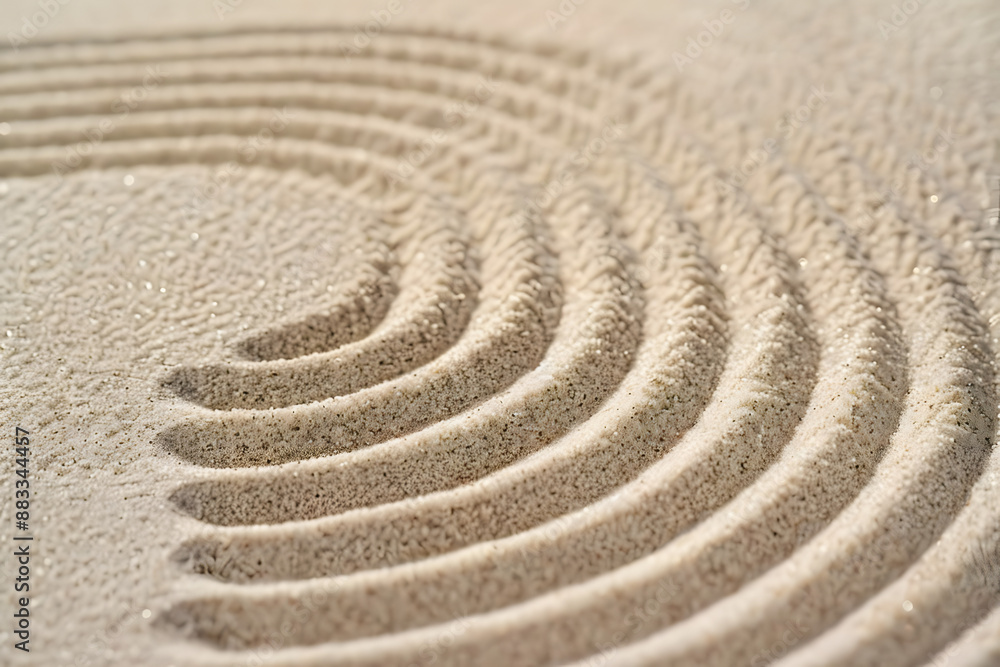 A circle in the sand. Zen Japanese garden. Background. A circle in the sand. Zen Japanese garden. Background.