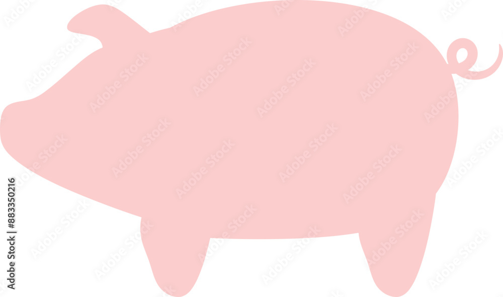Pig Silhouette Graphic Design Pig Silhouette Graphic Design