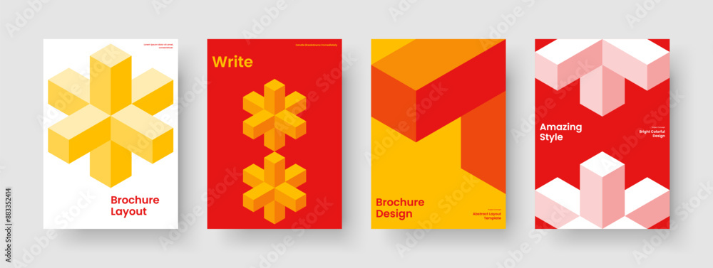Obraz premium Creative Business Presentation Layout. Isolated Report Template. Abstract Flyer Design. Background. Brochure. Book Cover. Poster. Banner. Brand Identity. Magazine. Portfolio. Advertising