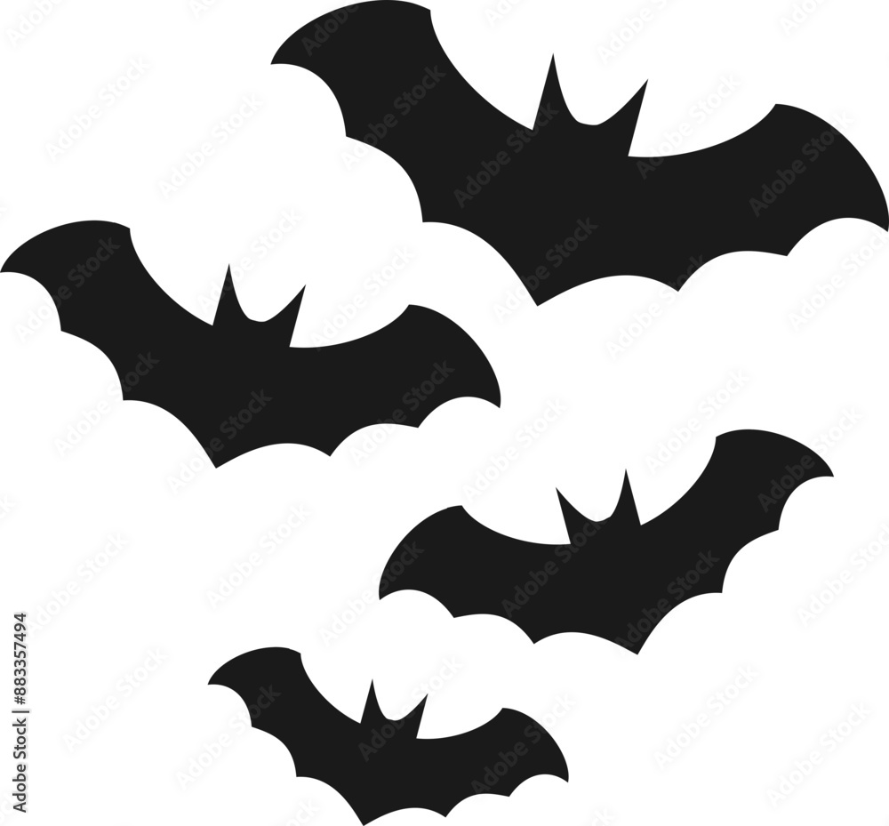 Fototapeta premium Bats Graphic Design