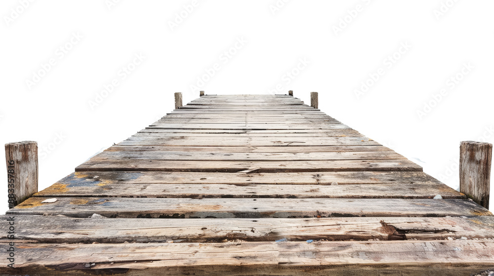 Sea dock on a transparent background Sea dock on a transparent background