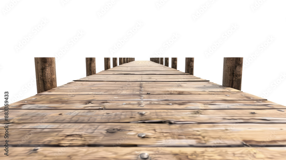 Fototapeta premium Sea dock on a transparent background