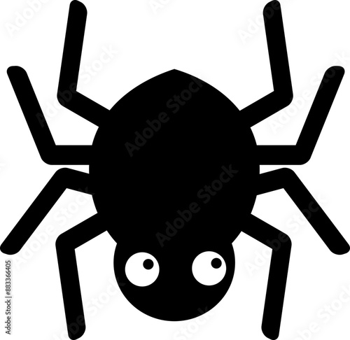 Spider with eyes Graphic Illustration 