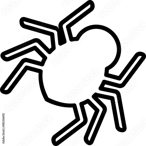 Spider Graphic Illustration 