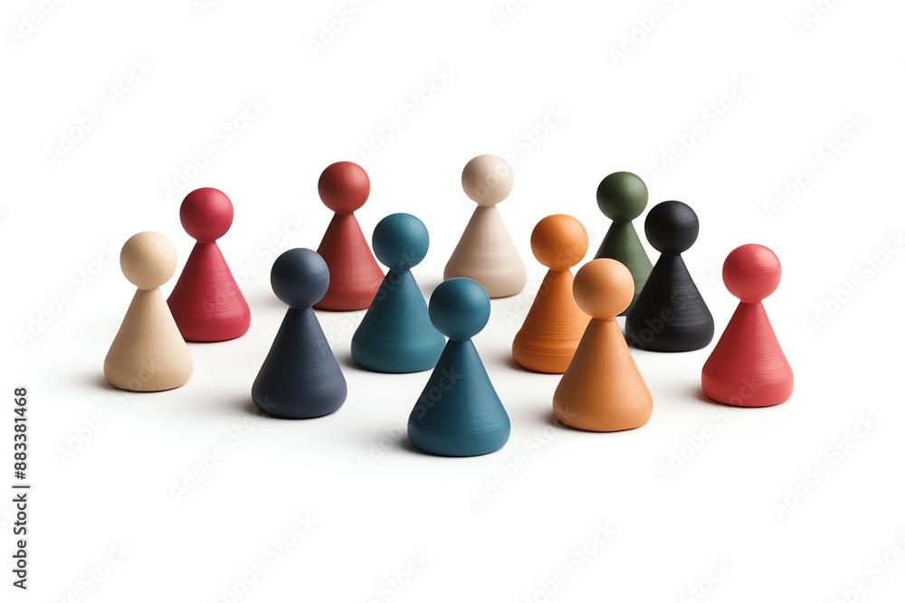 a Networking Icon, Marketing Element, 3D clay style, isolated on white background a Networking Icon, Marketing Element, 3D clay style, isolated on white background