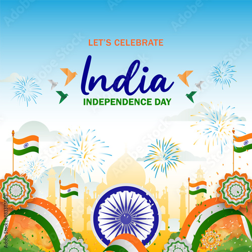 india independence day background