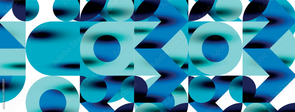 Metal color circles with shadows and other geometric elements composition for wallpaper, banner, background or landing Metal color circles with shadows and other geometric elements composition for wallpaper, banner, background or landing