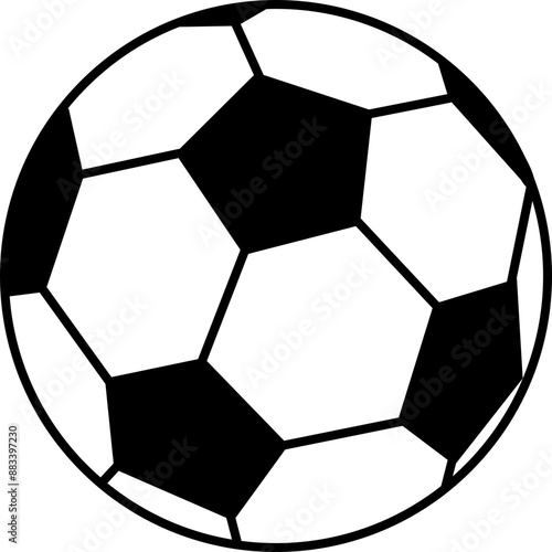 Soccer Ball Vector Graphic 