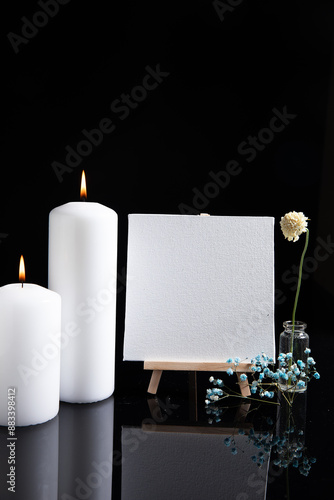 candles, mourning, tragedy, moment of remembrance