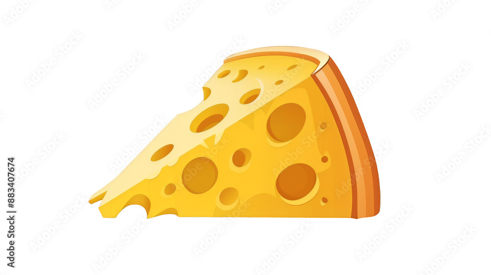 piece of cheese isolated on transparent background piece of cheese isolated on transparent background