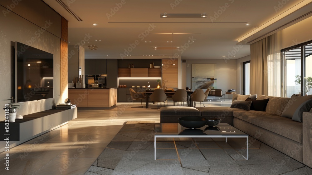 Immerse yourself in the modern elegance of a stylish home background featuring sleek interior design elements, including clean lines, minimalist decor, and subtle accents. Immerse yourself in the modern elegance of a stylish home background featuring sleek interior design elements, including clean lines, minimalist decor, and subtle accents.