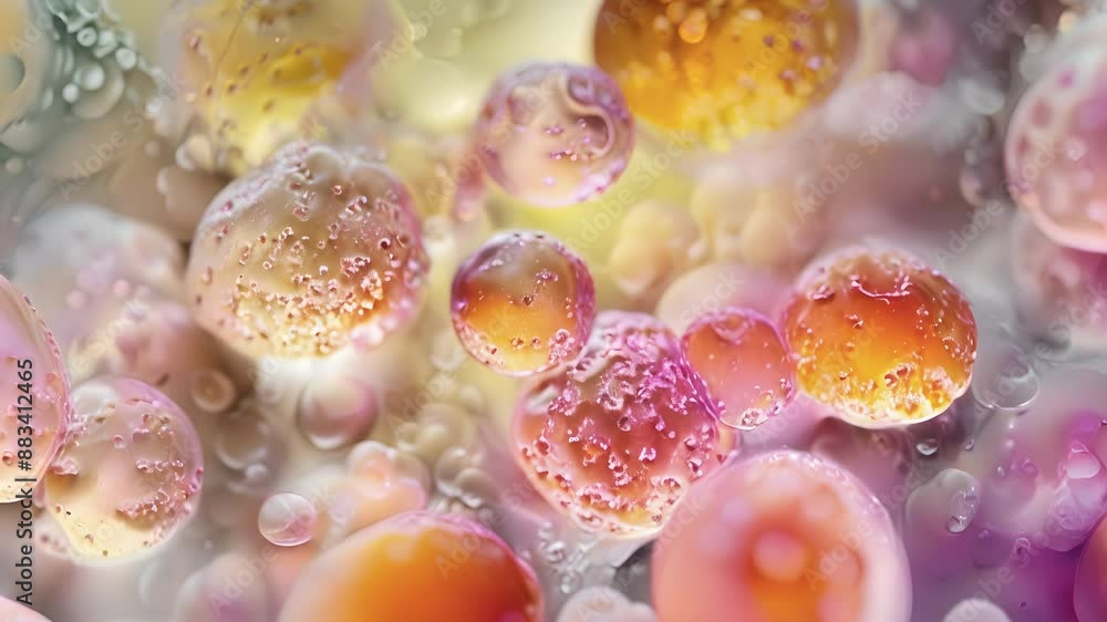 A snapshot of stem cells differentiating into specialized cells for fertility. A snapshot of stem cells differentiating into specialized cells for fertility.