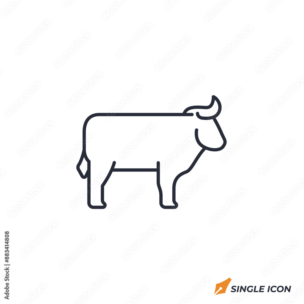 beef icon vector illustration. beef symbol isolated on white background beef icon vector illustration. beef symbol isolated on white background