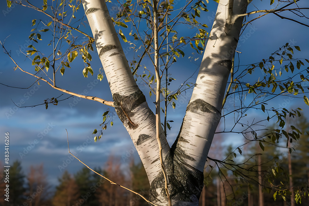 Fototapeta premium trees in the autumn