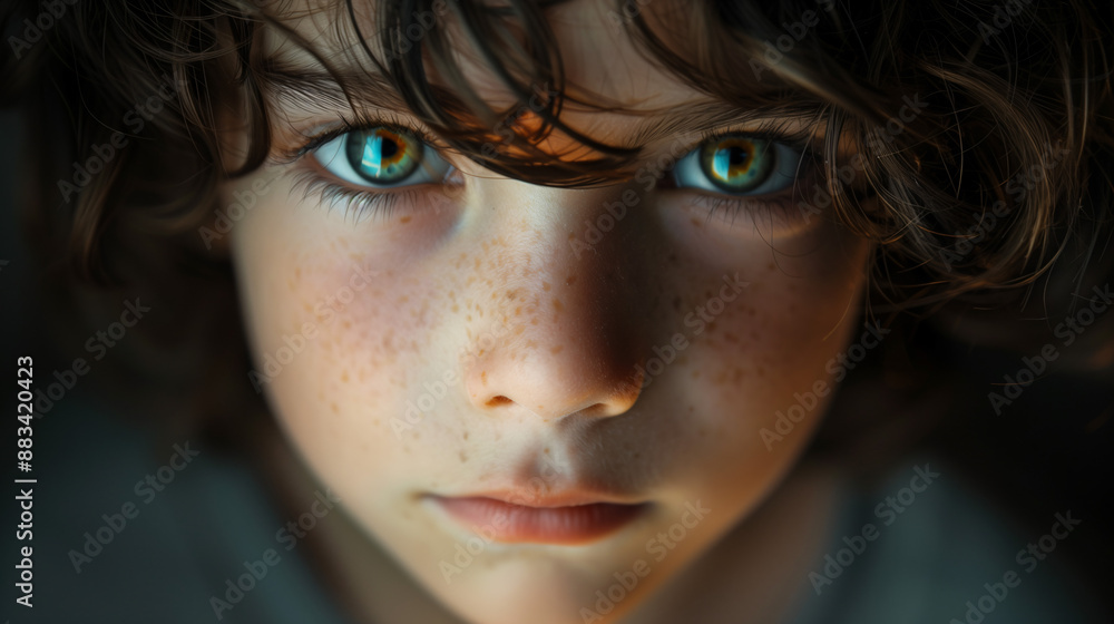 Photo of a kid with autism capturing their unique personality and spirit. The image portrays the child's individuality and the essence of autism awareness, with a focus on acceptance and understanding Photo of a kid with autism capturing their unique personality and spirit. The image portrays the child's individuality and the essence of autism awareness, with a focus on acceptance and understanding