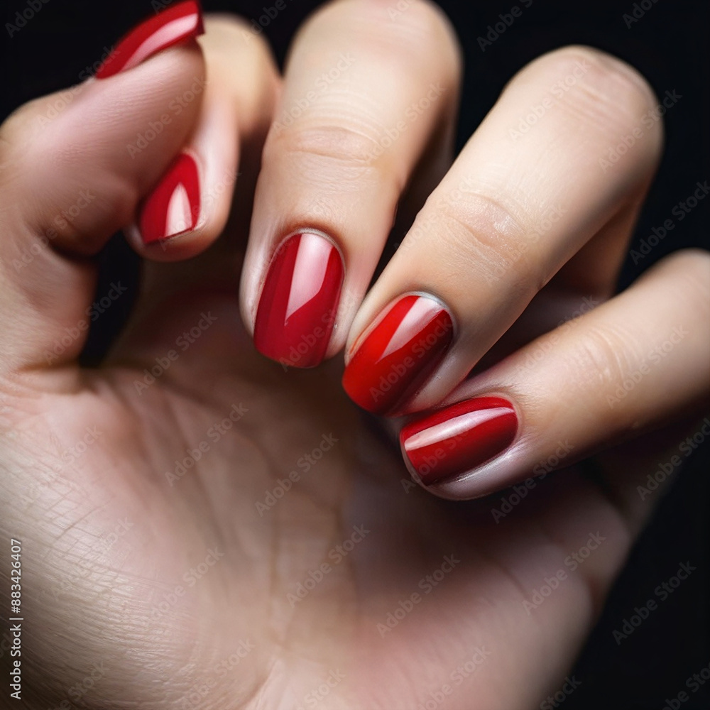 Red manicure