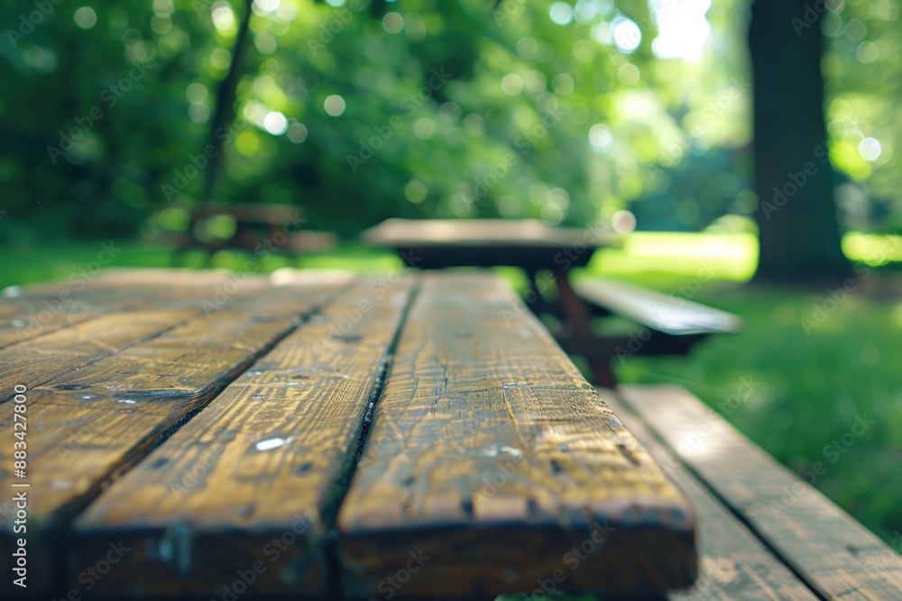 Picnic Table in Park Picnic Table in Park