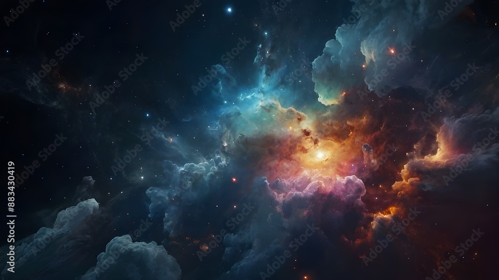 Naklejka premium space of space