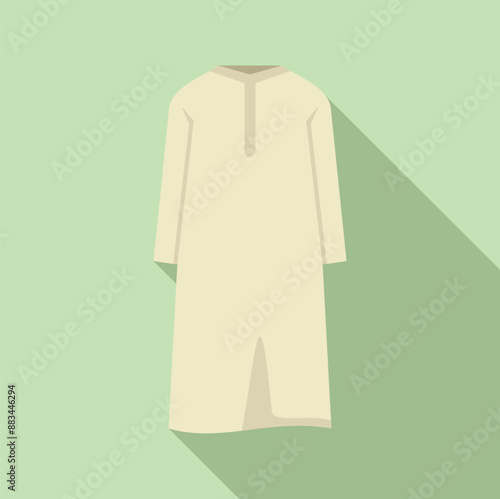 Traditional islamic thobe long sleeve dress for men, cultural clothing