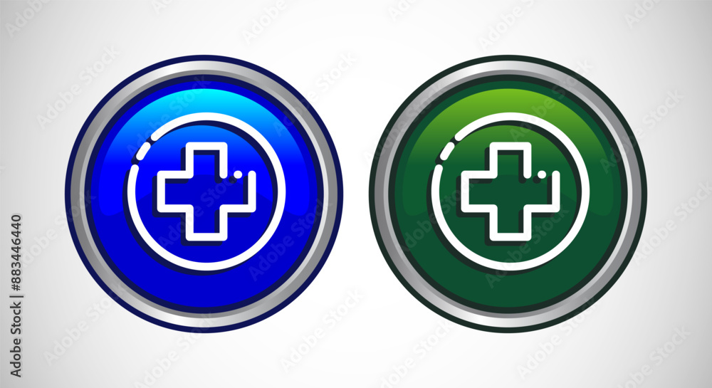 Medical And Healthcare Icon Button Set Design Illustration Medical And Healthcare Icon Button Set Design Illustration