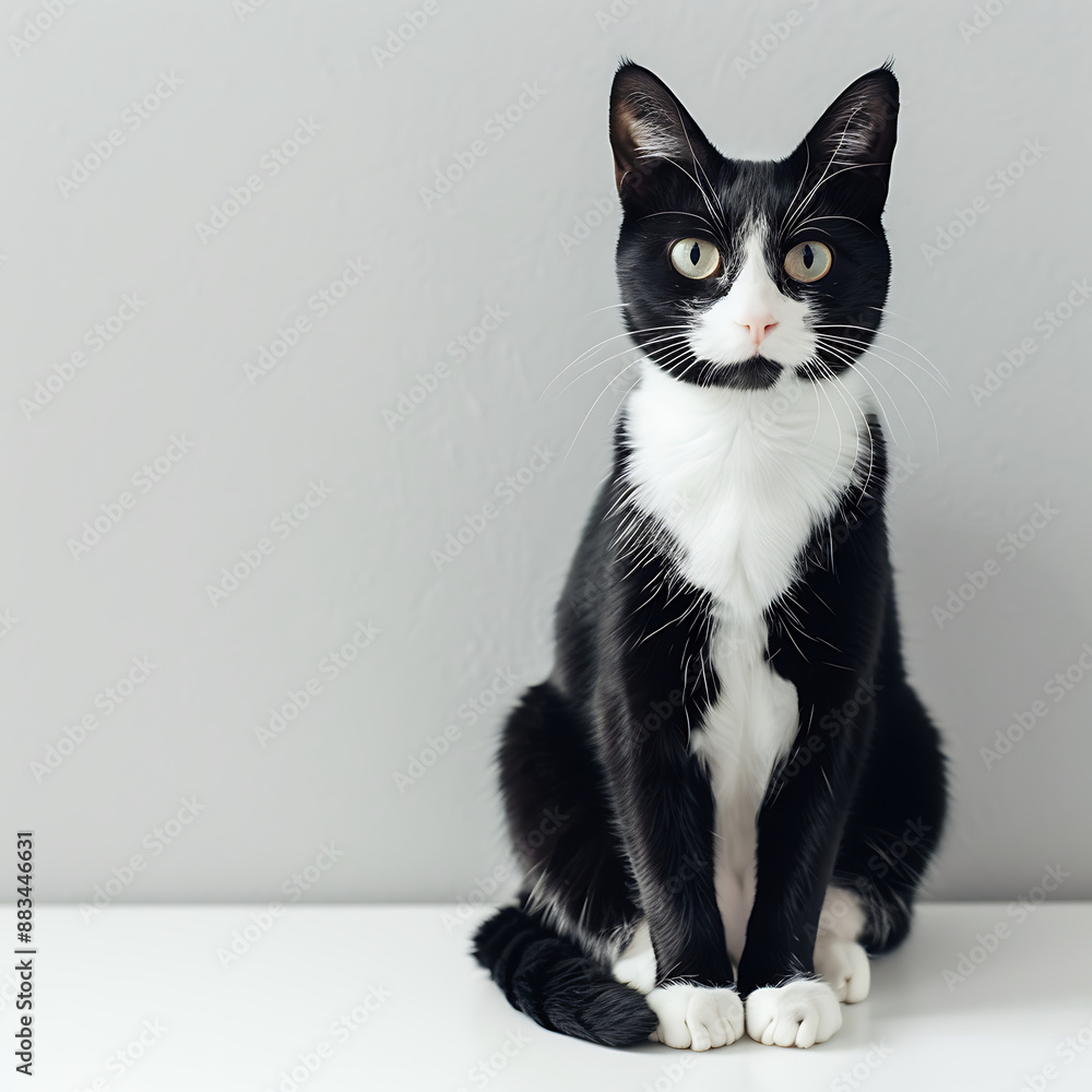 black and white cat black and white cat