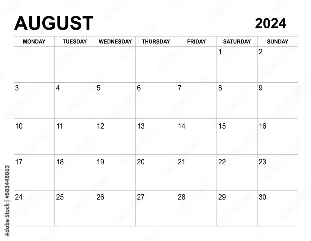 2024 AUGUST CALENDAR landscape design 2024 AUGUST CALENDAR landscape design