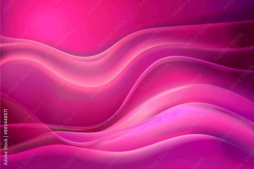 Red and pink background with three-dimensional smooth red waves.. Beautiful simple AI generated image in 4K, unique. Red and pink background with three-dimensional smooth red waves.. Beautiful simple AI generated image in 4K, unique.