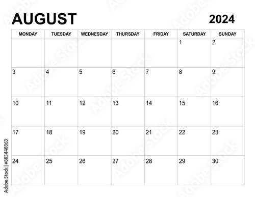 Wallpaper Mural 2024 AUGUST CALENDAR landscape design Torontodigital.ca